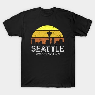 Seattle Washington Sunset T-Shirt